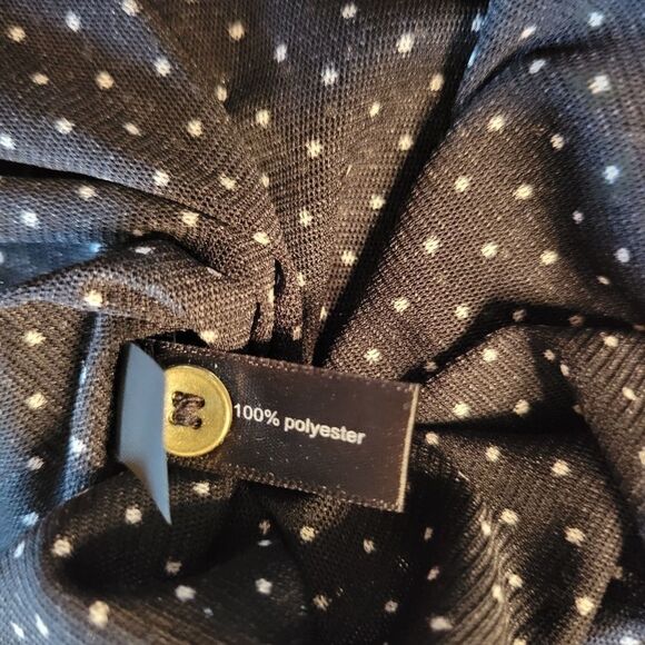 The Limited Black Dotted Blouse - Picture 9 of 11